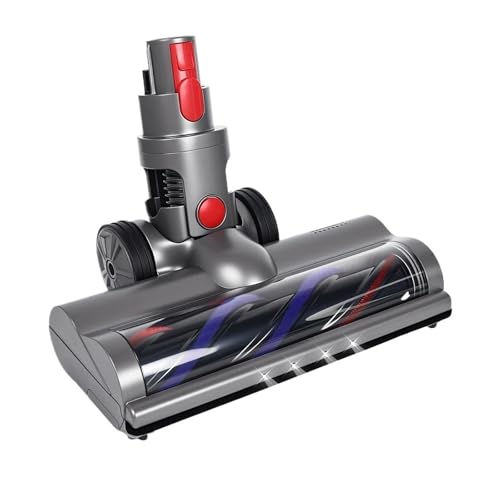 Vacuum Cleaner parts, Cabezal de cepillo de rodillo, Compatible con Dyson V7 V8 V10 V11 V15, pieza de limpieza al vacío inalámbrica, cabezal de motor con faro LED ,for Cleaner Head(1PC Switch lock)