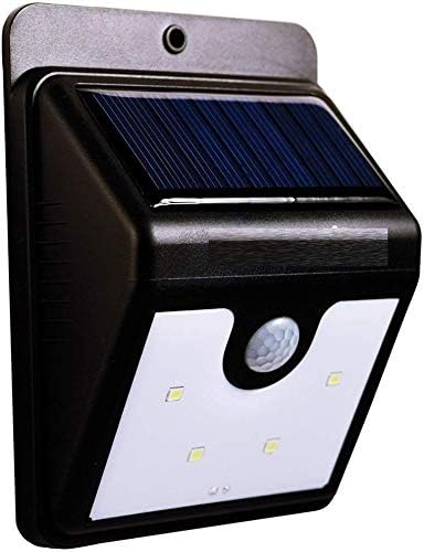 Divine Enterprise Brite Solar Power LED Light Outdoor Motion Activated Sensor for Home Garden, Balcony