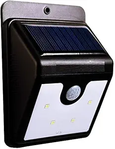 Divine Enterprise Brite Solar Power LED Light Outdoor Motion Activated Sensor for Home Garden, Balcony