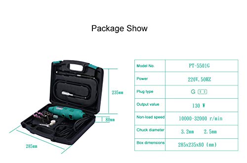 Buy Wholesale China Goldmoon 220v 130w Variable Speed Engraver Electric Mini Drill Set Rotary