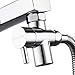Tecmolog Latón Desviador de Grifos Lavabos 22mm Adaptador Manguera Grifo Conector para Grifo Cocina Cromo, SBA021C