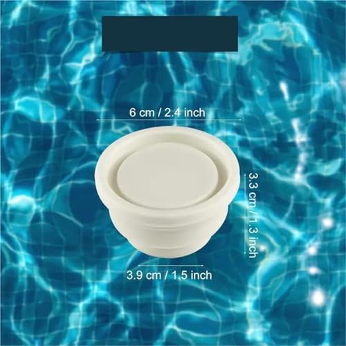 Protector de escalera para piscina de 4 piezas de goma miniatura 2