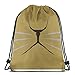 Gato amarillo lindo chat máscara linda protección protege usted mismo de la cara del gato con cordón mochila deporte bolsa gimnasio saco
