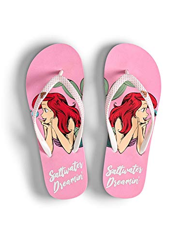 Roxy Girl's Little Mermaid Pebbles Flip Flop Sandal