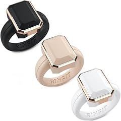 Pack P - Black, Nude, and White / Metal Rose Gold