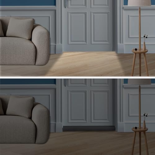 Image of MAXTID Under Door Draft Stoppers 36 Inch Grey Door Draft Blocker Draft Stoppers for Bottom of Doors Seal Gap Reduce Wind /Breeze, Cold Air, Dust, Smoke, Door Seal Strips Sweeps