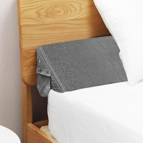SIMPFLOW Gap Filler Bed Wedge Pillow for Headboard Gap,High-Density Memory...