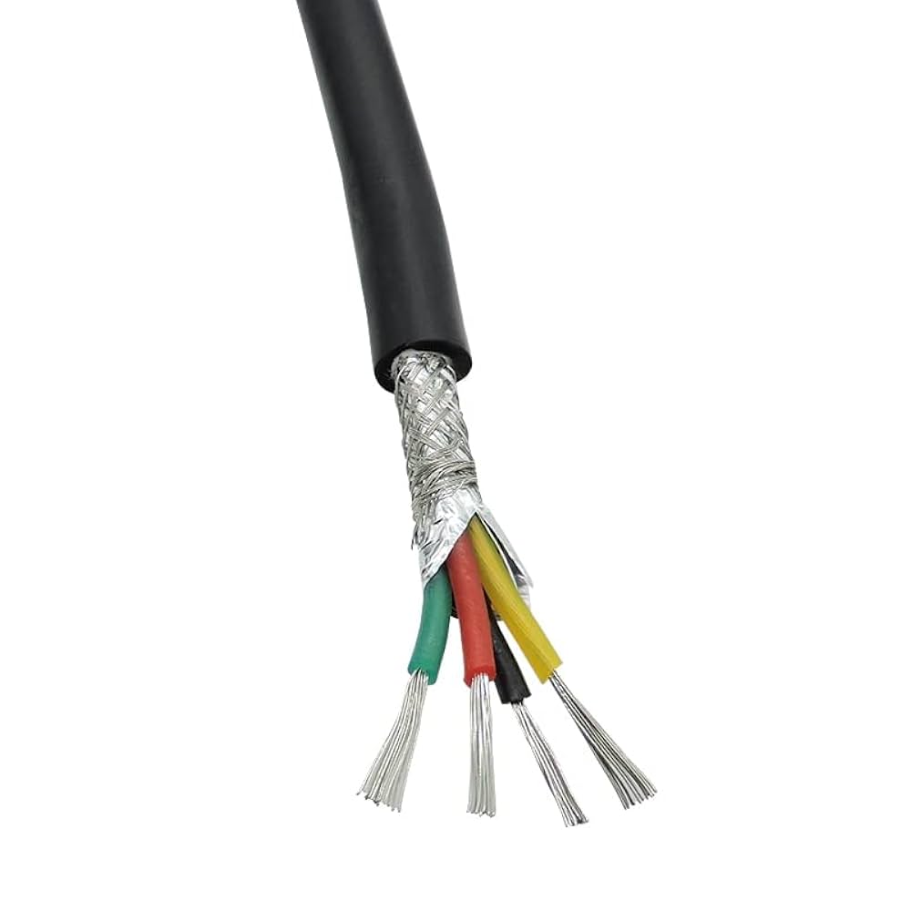 Amazon.com: 1PC Silicone Shielded Sheathed Cable Wire 22/20