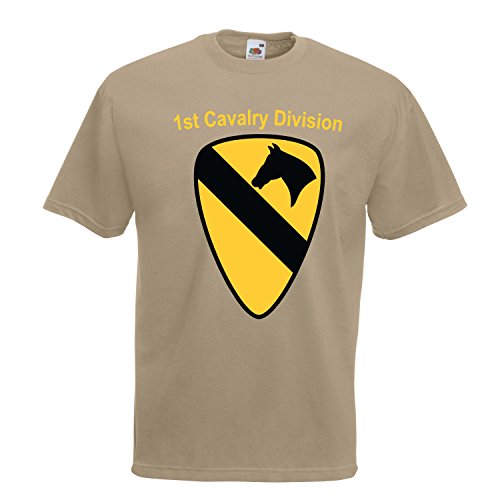 Settantallora - T-Shirt Maglietta J1265 1St Cavalry Division Taglia XL