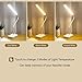Cordless Led Desk Lamp Rechargeable 2000Mah Battery Powered, 3 Colors 6 Brightness Dimmable, Eye-Caring, Foldable Dimmable, Table Lamp for Reading, Studying, Working, White #·