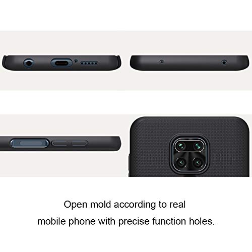 Image of for Xiaomi Redmi Note 9S / Redmi Note 9 pro Case,Nillkin [with Kickstand] Frosted Shield Anti Fingerprints Hard PC Case Back Cover for Xiaomi Redmi Note 9S / Redmi Note 9 Pro / Note 9 Pro Max (Blue)