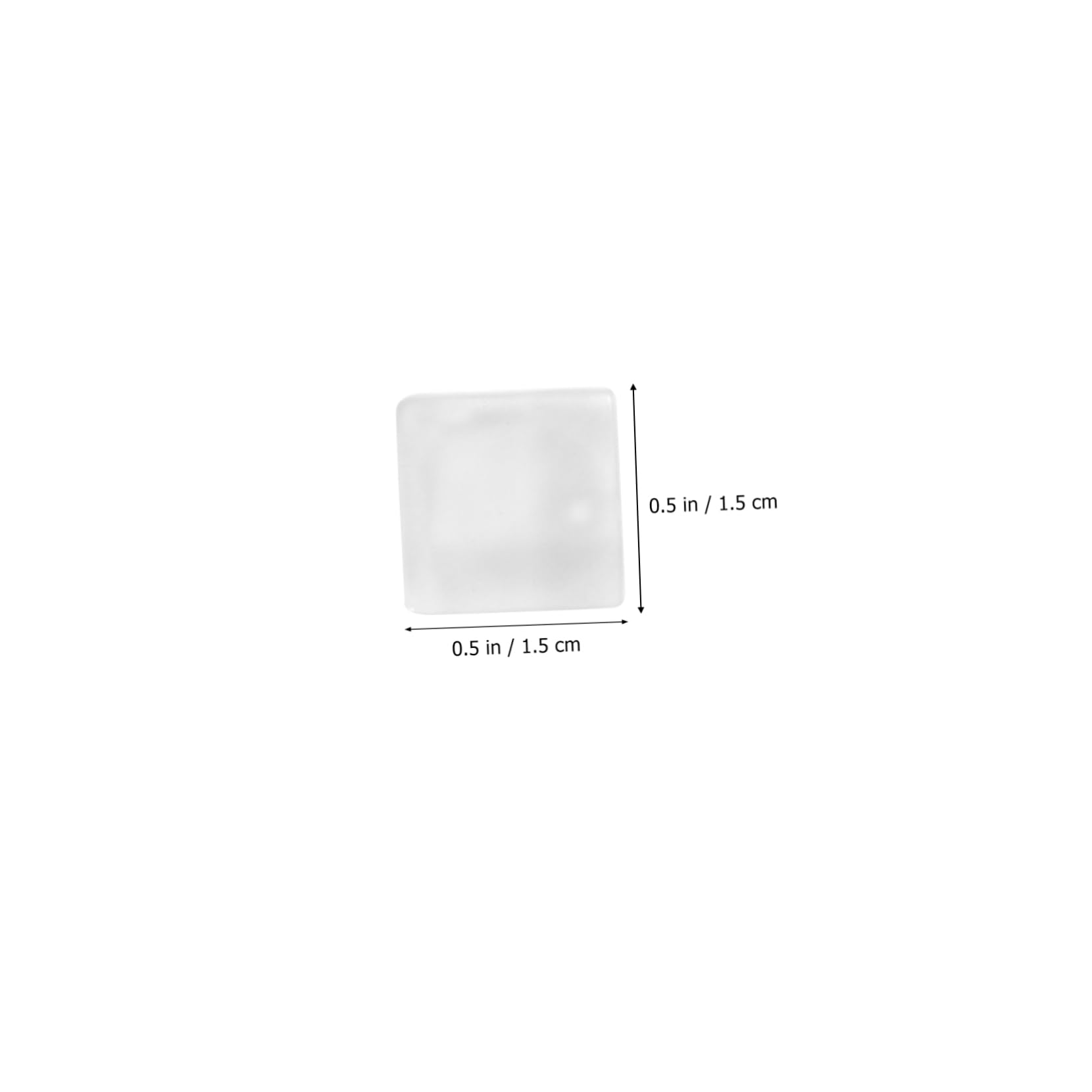 TOPBATHY 72 STK Mosaik-kühlschrankmagnet Push-pin-Magnete Transparenter Kühlschrankmagnet Aufkleber Für Kühlschrankmagnete Klarer Kühlschrankmagnet Kühlschrank-bildmagnet Kristallglas