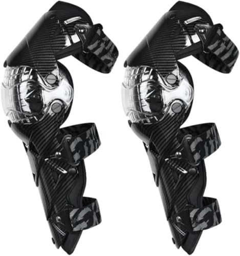 Maryseaバイク プロテクター 膝、バイク 膝 プロテクター 取り外し可能なインナーライニングと高強度保護シェル付き、膝 プロテクター バイク モトクロス、自転車、スケート、マウンテンバイク用 (ブラック)