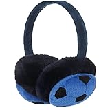 子供 イヤーマフ サッカーイヤーマフ 冬 暖かい 耳当て 防風 耳カバー 屋外 ソフト 可愛い おしゃれ 1個入り