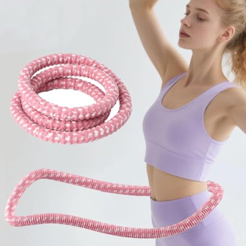 ソフトフラフープ ダイエット用 折りたたみ式 静音設計 ポリエステルの包み 柔らかくて肉を挟まない ポータブル ストライン訓練 重み付け 多機能トレーニング機器 有酸素運動 脂肪燃焼 筋トレ スプリングフラフープ 室内 屋外用 男女兼用