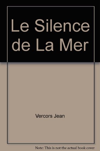 Silence De La Mer 0394445457 Book Cover