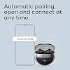 T200 Wireless Earbuds, Transparent Design Bluetooth Headphones with 65ms Low Latency Game/Music Mode, 13mm Big Driver for Powerful Bass, AI ENC Noise Cancelling for Clear Calls