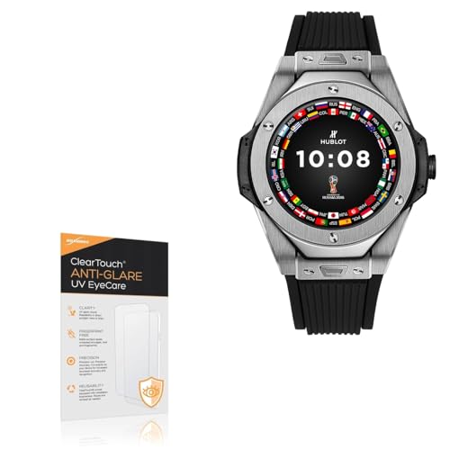 BoxWave Screen Protector Compatible With Hublot Big Bang Referee 2018 World Cup - ClearTouch Anti-Glare Anti-UV EyeCare (2-Pack), Filters out Harmful Blue Light Reduce Fatigue