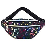 Sac banane pour fille - fabriqué en matériau pu, durable et durable, pochette pour femme