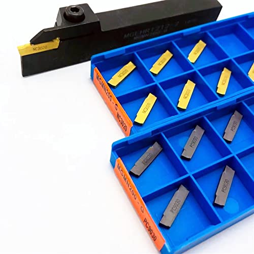 Portaherramientas y inserto de carburo para ranurar miniatura 6