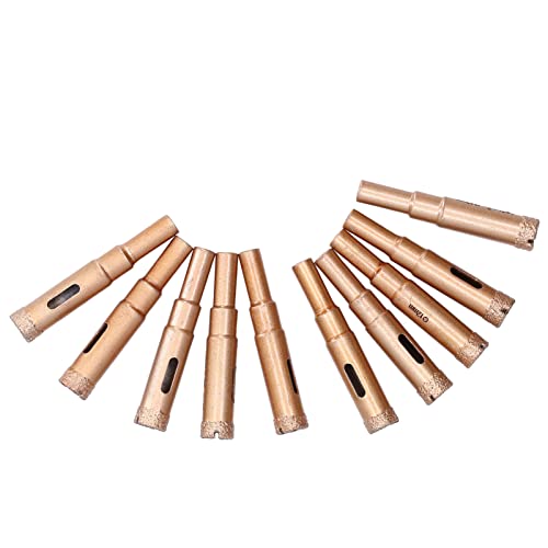 Juego de 10 brocas diamantadas para vidrio y cerámica 12 mm miniatura 3