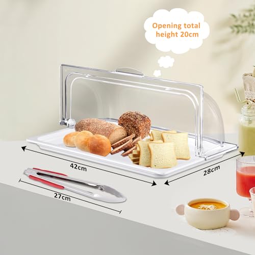 Plateau de présentation des aliments buffet showcase 42x28x20 cm