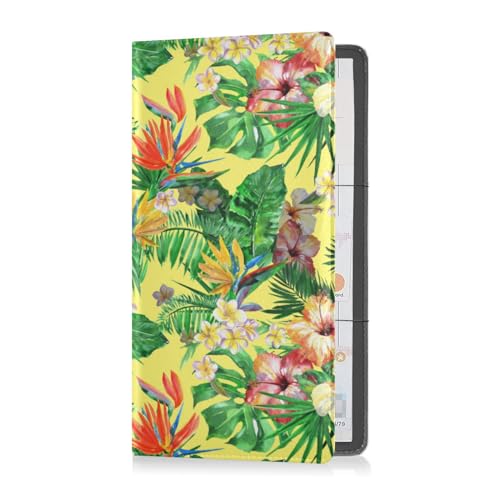 Passport Holder Women Halloween Pumpkin PU Leather Covers Travel Accessory 5.7 x 4.3in