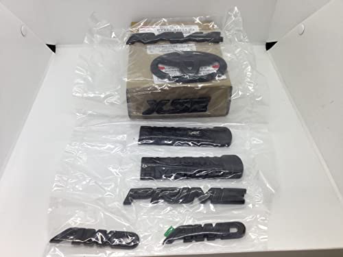 Image of Genuine Toyota Rav4 Prime Hybrid AWD XSE Black Emblem Overlays Set /Kit