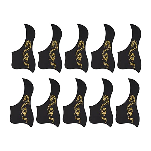 Pickguard de Guitare Acoustique 10Pièces,Ensemble de PVC de Plaque de Protection de Motif de Dragon,Protections de… - Les Beatles, Paul McCartney, John Lennon, RIngo Starr, George Harrison Pickguard de Guitare Acoustique 10Pièces,Ensemble de PVC de Plaque de Protection de Motif de Dragon,Protections de…