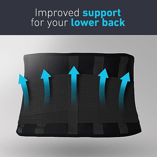 Back Brace For Lower Back Pain Women - Back Support For Men, Back Support Belt For Women, Back Brace For Men Lower Back Pain Relief, Back Brace For Work, Medical-Grade Lumbar Support Brace, Black, L #TOP7