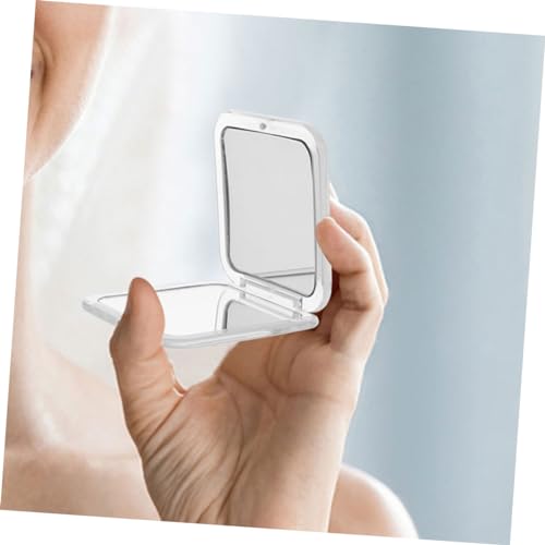 DRESSOOS Mini espelho de maquiagem make cosmeticos espelho cosmético compacto espelho compacto quadr