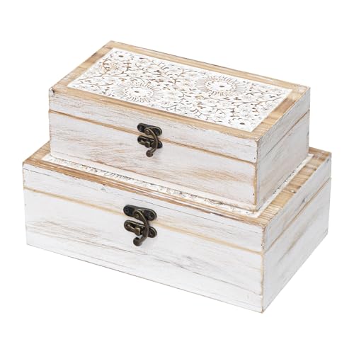 Rustic Farmhouse Decorative Wooden Boxes