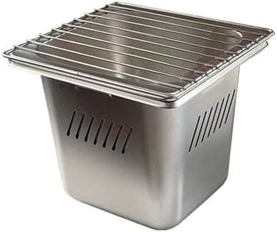 Mini Portable Stainless Steel BBQ Grill for Outdoor Camping, Small Indoor Barbecue Stove, 1PC Household BBQ Tools, Perfect for Picnics and Tailgating