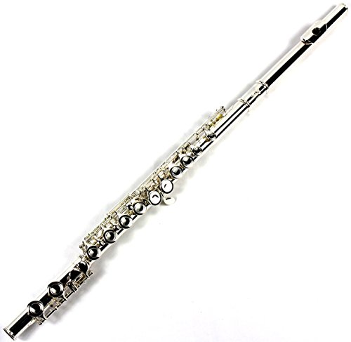 Engraved Design Italian Pads 16 Keys Close Hole  Silver Plated C Flute - Thumbnail 2