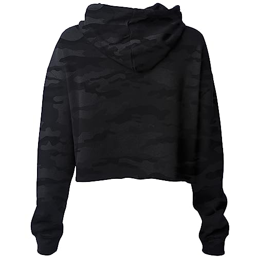 Global Blank Women's Crop Hoodie Long Sleeve Crop Top Sweatshirt with Hood for Women2