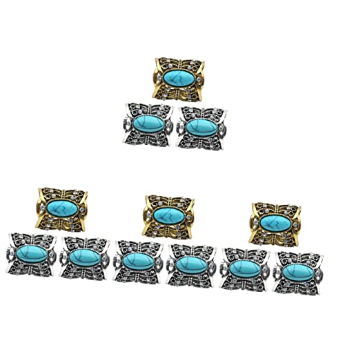 Boucle de écharpe en turquoise et alliage pour femme