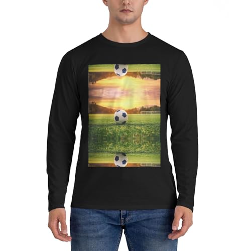 T-shirt football homme EdWal en coton léger et manches longues
