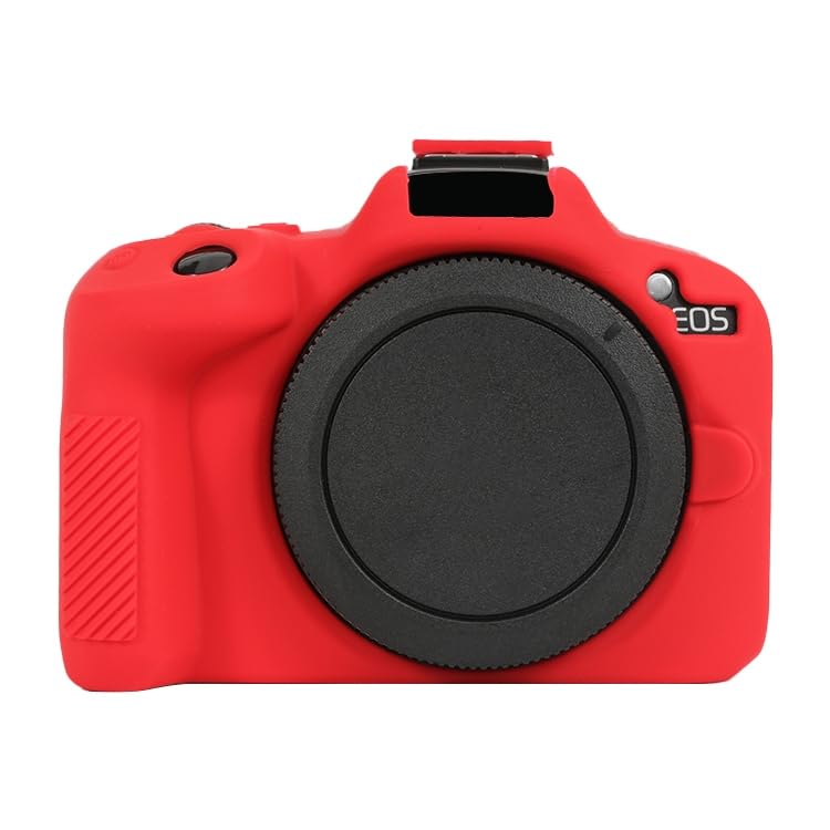 medaboina for canon eos r50 case soft silicone protective case(red)