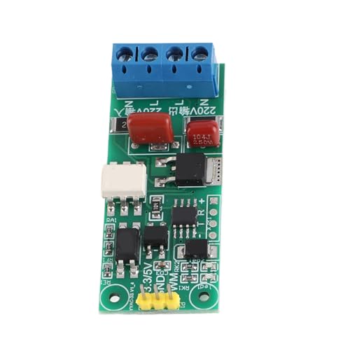 Telituny Módulo Control PWM YYAC-3S, 220V AC Módulo de Aislamiento Tiristor, Regulador Voltaje de Velocidad de Atenuación Módulo Microcontrolador para Lámparas o Electrodomésticos