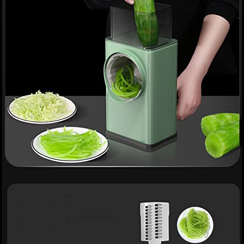 Cortador multifuncional manual para verduras, verde miniatura 2