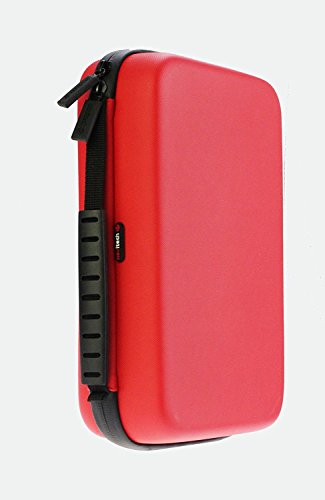Funda impermeable y a prueba de golpes para proyector Navitech Roja, compatible con Dell M318WL miniatura 2