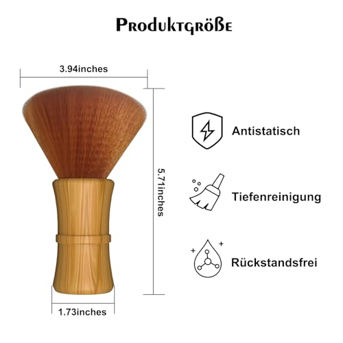 Tertullus Plattenspieler Schallplattenbürste Plattenbürste Vinyl Bürste Reinigung Reinigungsbürste Vinyl LP Schallplatten-Reinigungsset Reinigen