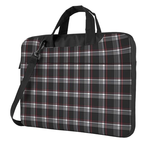 Sac ordinateur portable à carreaux antichoc et grande mallette