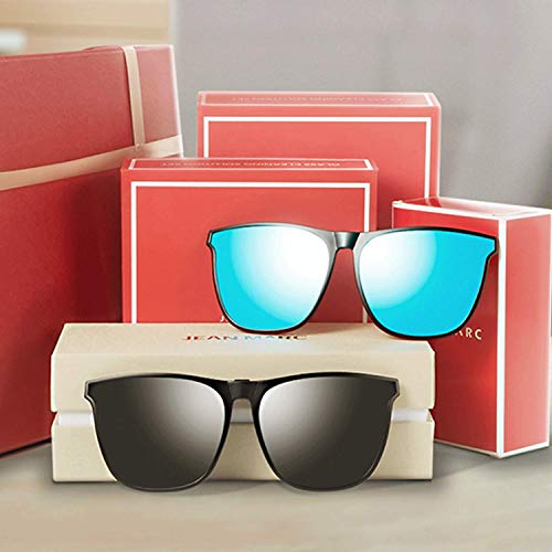 Polarized Clip On Sunglasses Oversized UV400 Anti-Glare Fishing Driving Sunglasses Over Prescription Glasses2