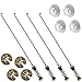 W10780051 Kit di sospensione per rondella compatibile con alcune lavatrici Whirlpool Maytag Kenmore Amana, WTW5550XW0, MVWX550XW0, 11021392010, CAW12444XW0