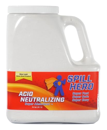 Image of Spill Hero (XSORB) Acid Neutralizing Absorbent, 5.4 qt. Bottle