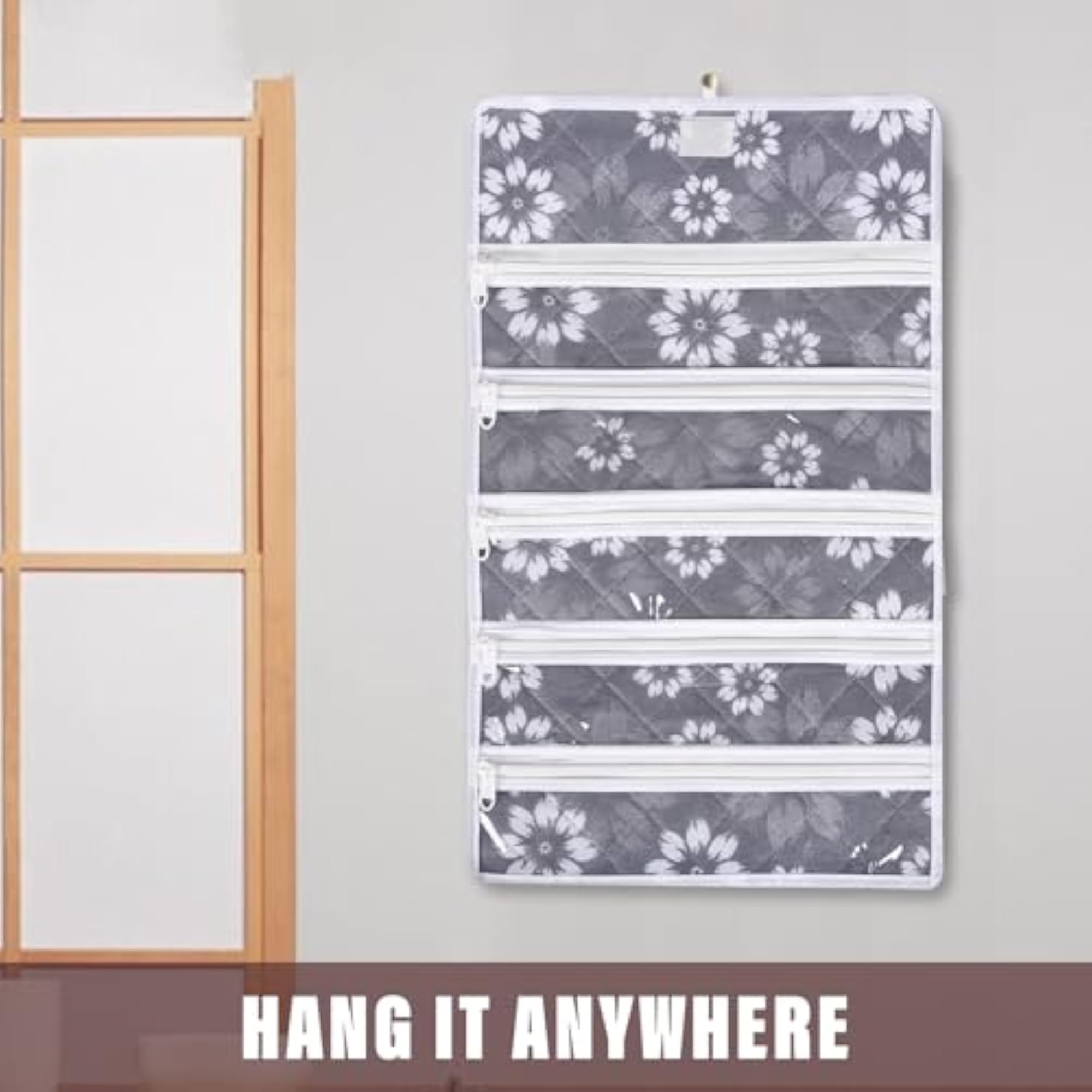 Pack of 3 Hanging Makeup Organizer, Waterproof Storage