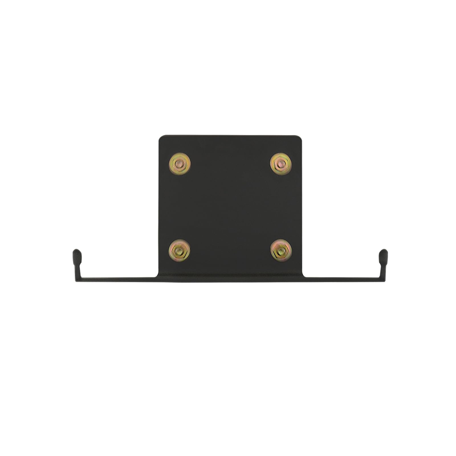 Elegante supporto acustico in metallo nero per Coda W Bookshelf Soundbar Staffa di montaggio a parete migliora l'ascolto per Coda W Soundbar Stand