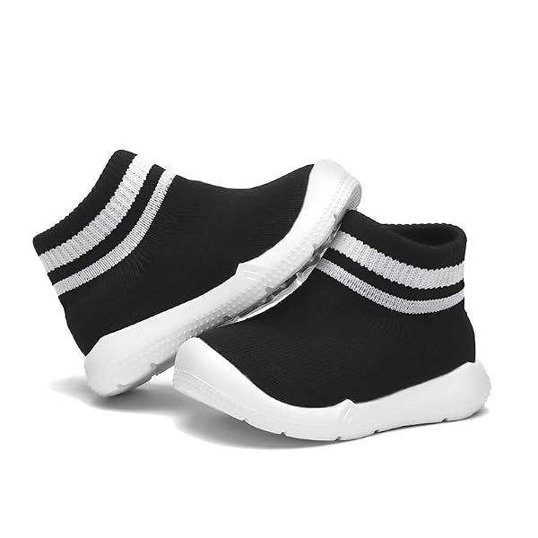 Engtoy Baby Shoes Toddler Walking Shoes Baby Sock Shoes Infant Non-Slip Breathable Slippers Boys &Girls Slip On Sneakers by Engtoy - Used condition - Image 4