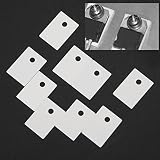 Ceramic Sheet Cooling Pads 100PCS TO-220 Alumina Ceramic Insulating Sheet 3.2mm Hole MOS Transistor
